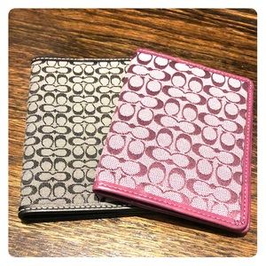 Coach Passport Covers